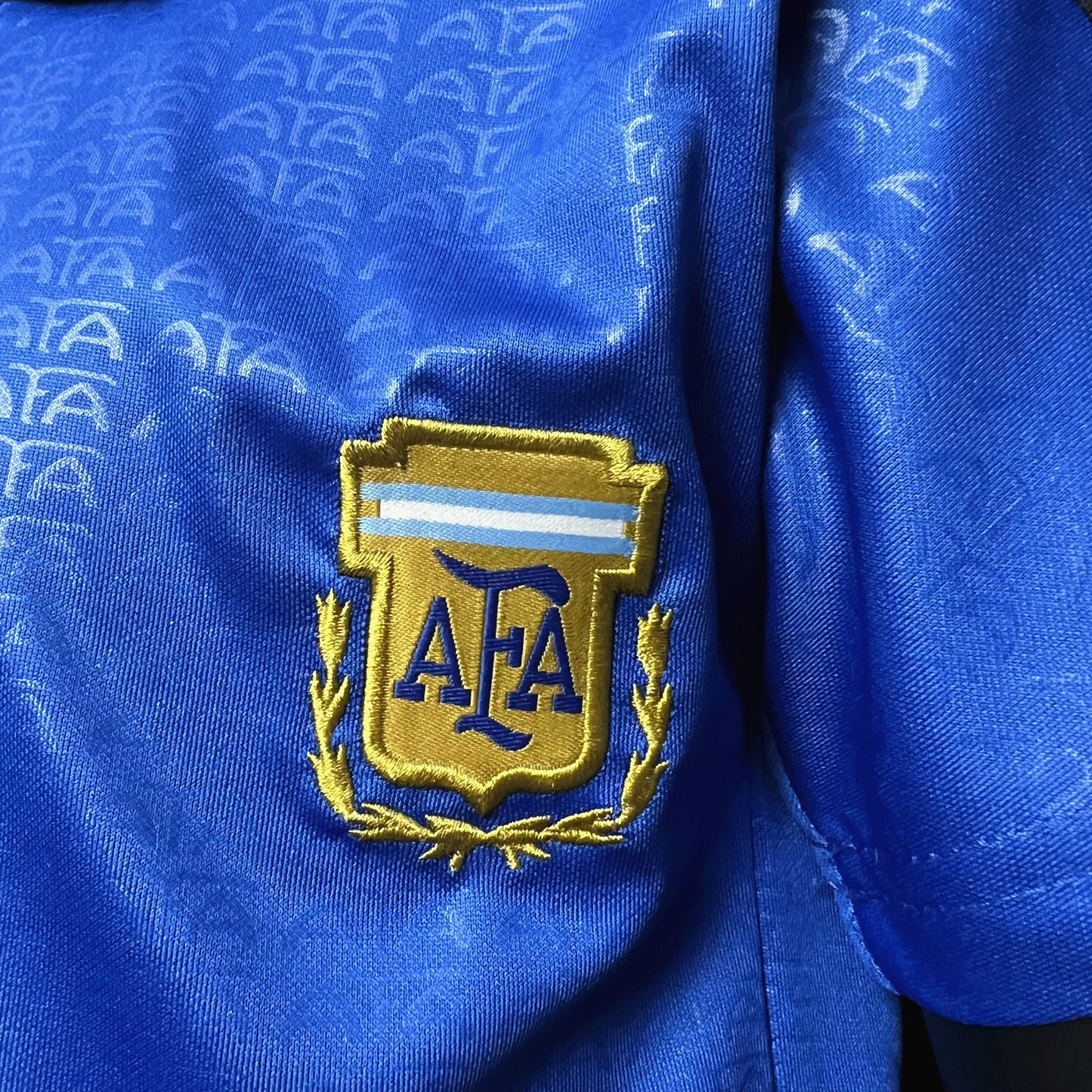 Kit Infantil Argentina Retro 1994 - Azul