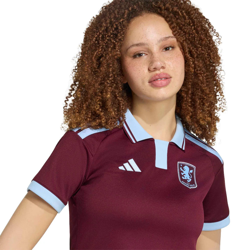 Aston Villa Home 26/27 Feminino Adidas - Vinho