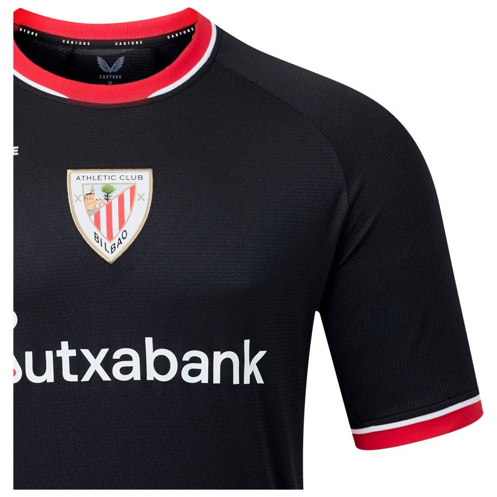 Athletic Bilbao Away 26/27 Torcedor Castore  - Preto
