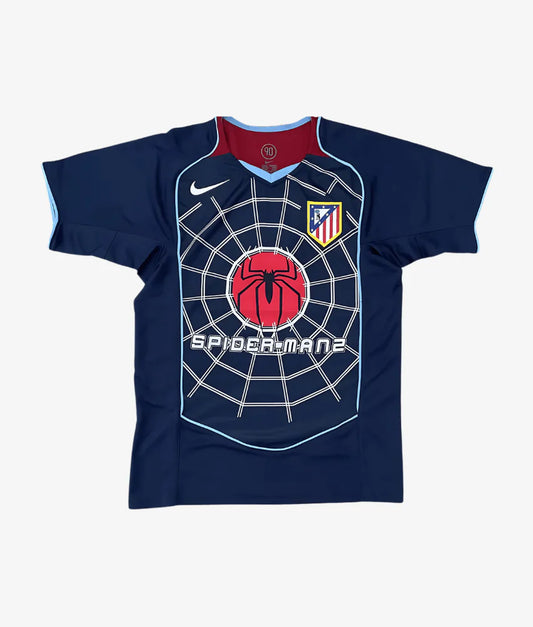 Atlético de Madrid Away Retrô 04/05 Nike - Azul Escuro