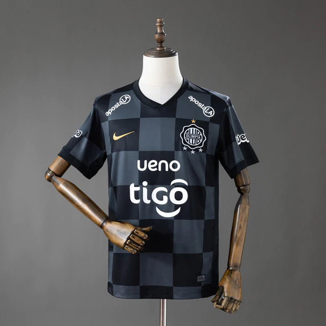 Olimpia Away 26/27 Torcedor Nike - Preto e Cinza