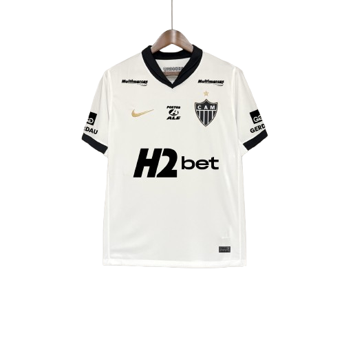 Atletico Mineiro Away 26/27 Torcedor Com Patrocínios Nike - Branca