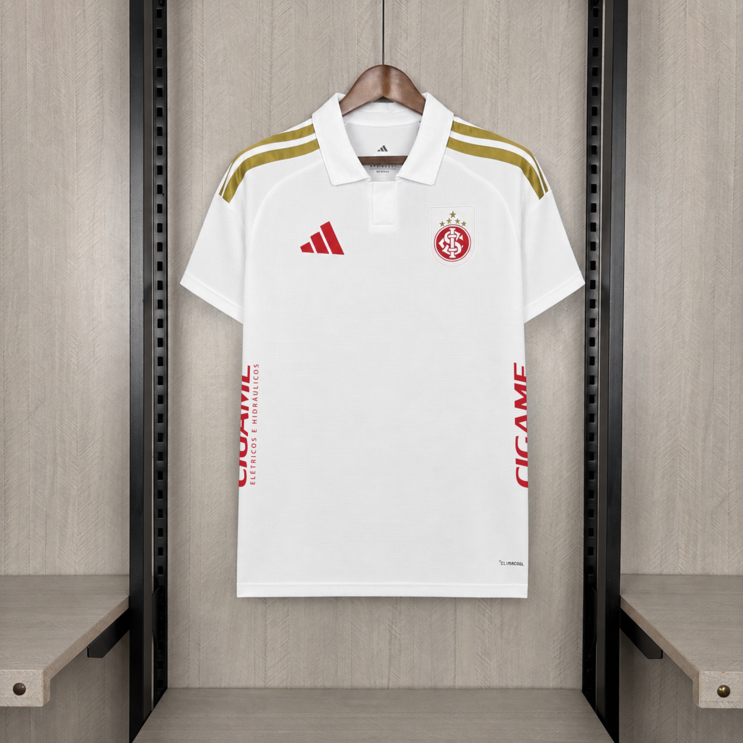 Internacional Away 26/27 Torcedor Com Patrocínios Adidas - Branca