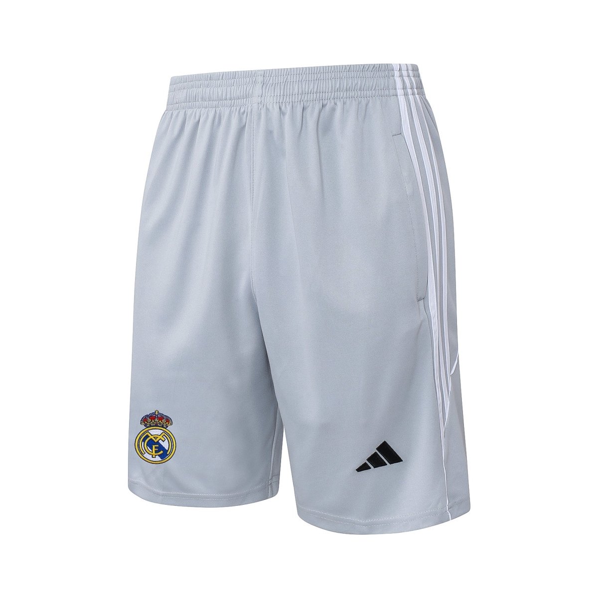 Kit de Treino Adulto Real Madrid 2025/26 Short e Camisa - branca