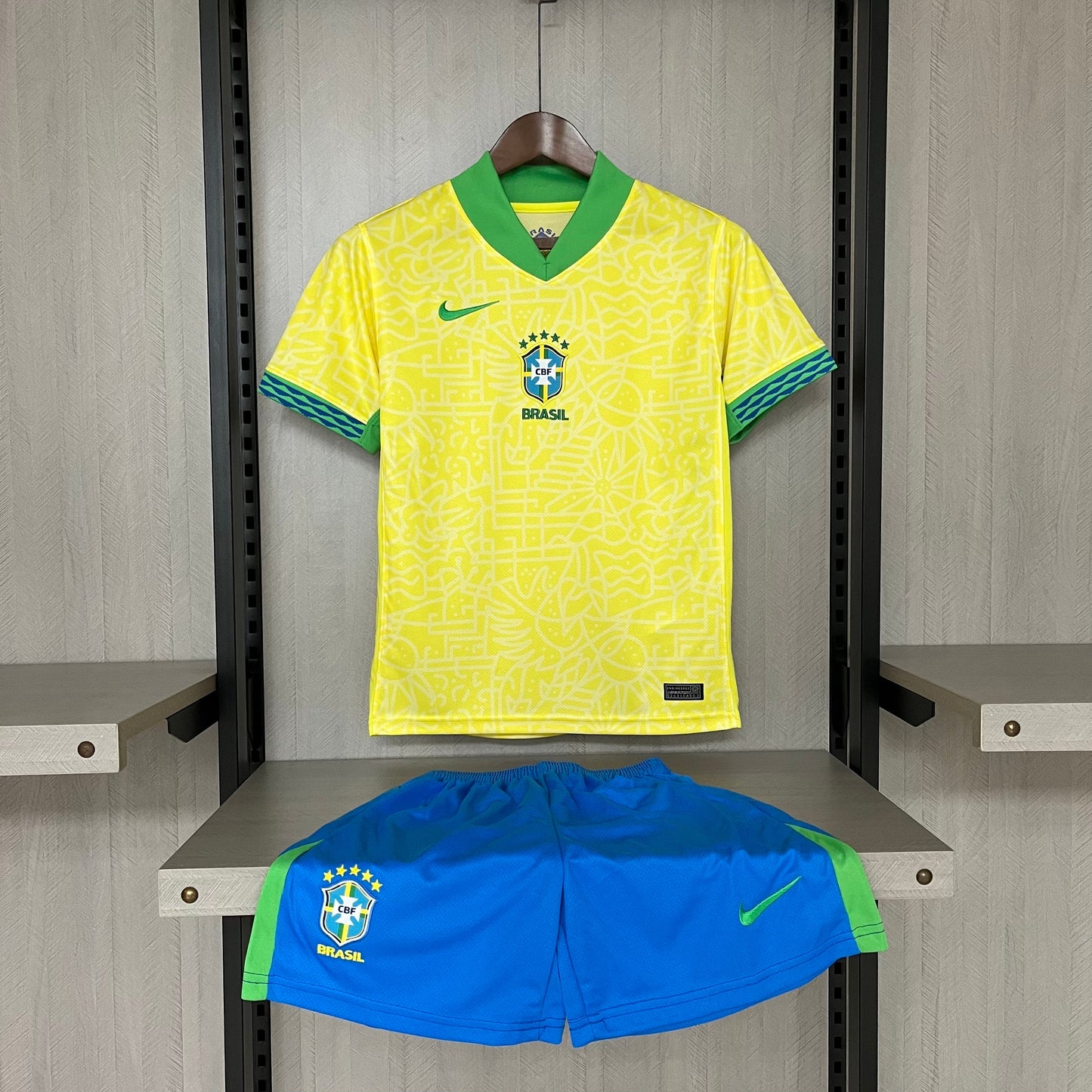 Kit Infantil Brasil Home 24/25 - Amarelo