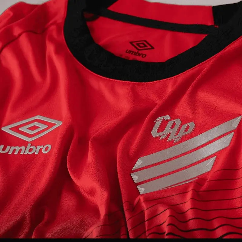 Athletico Paranaense Home 25/26 Umbro Masculino -  Vermelho e Preto