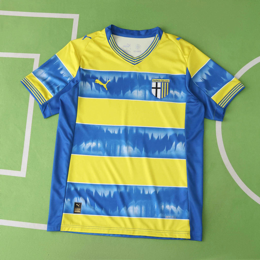 Parma Away 25/26 Torcedor Puma - Amarela e Azul