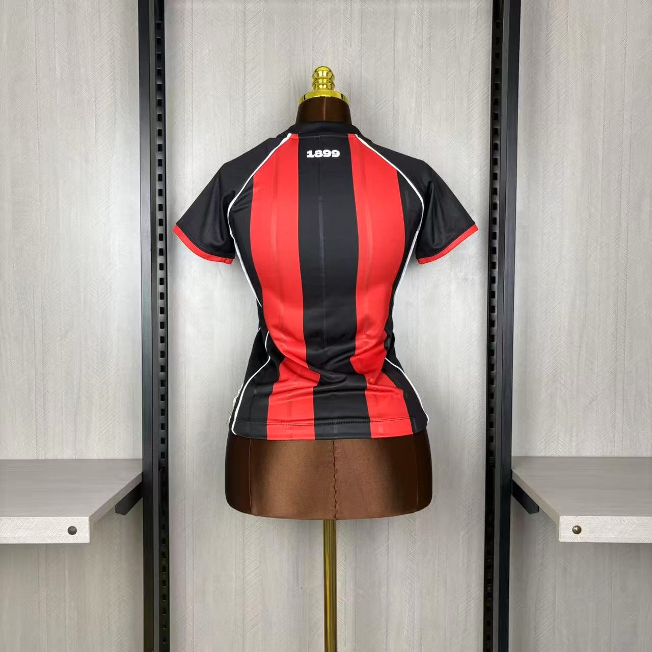 Vitória Home 26/27 Feminino - Vermelha e Preta