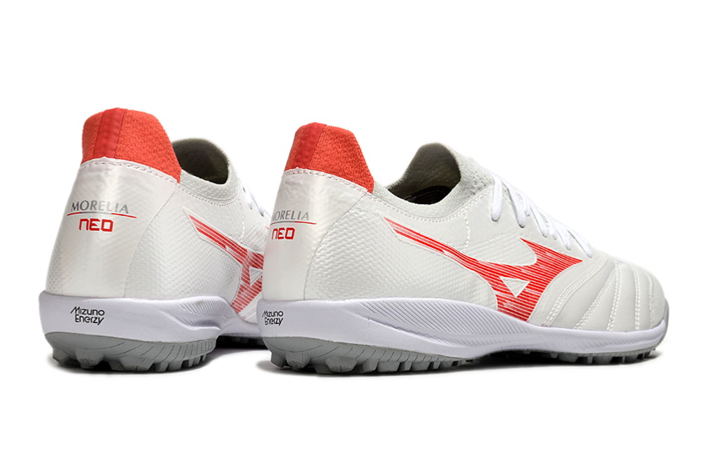 Chuteira Society Mizuno Morelia Neo 3 Japan FG - Cinza Bege