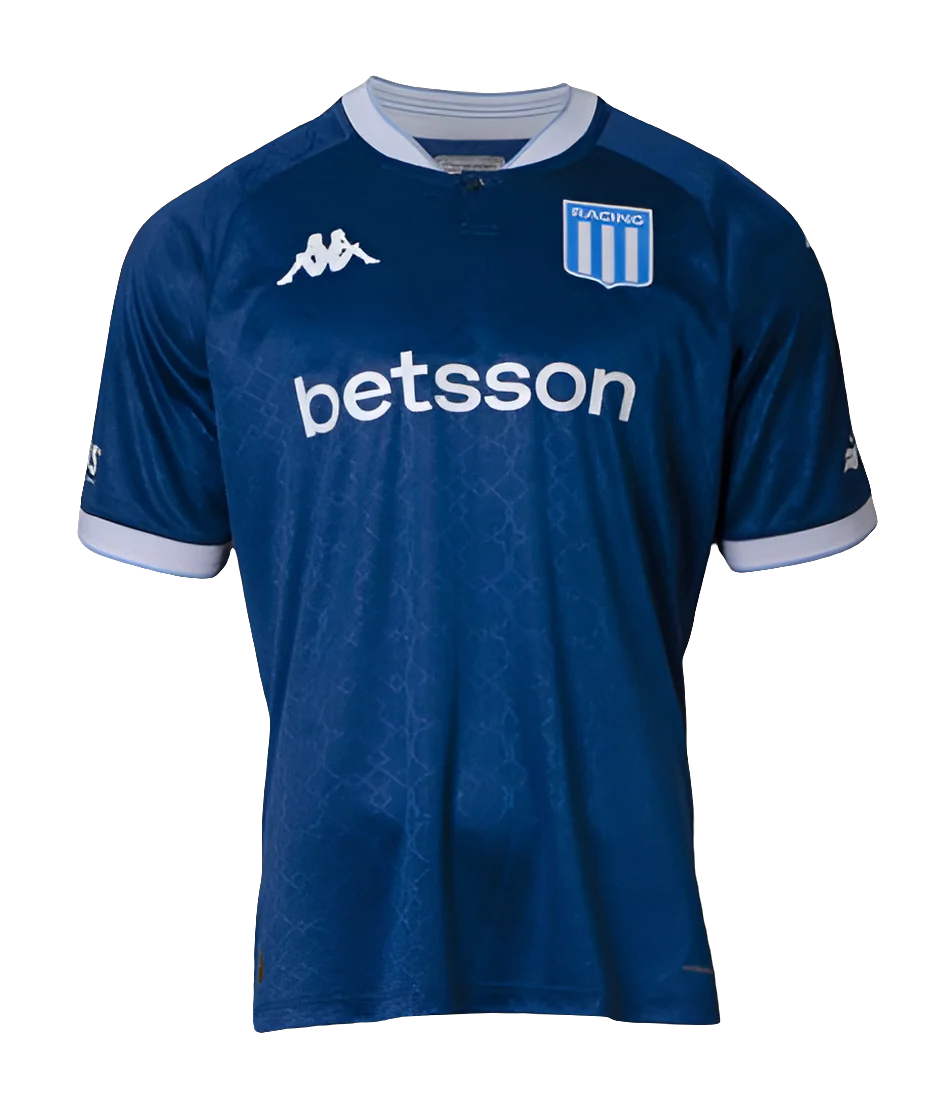 Racing Away 25/26 Torcedor Kappa - Azul Escuro