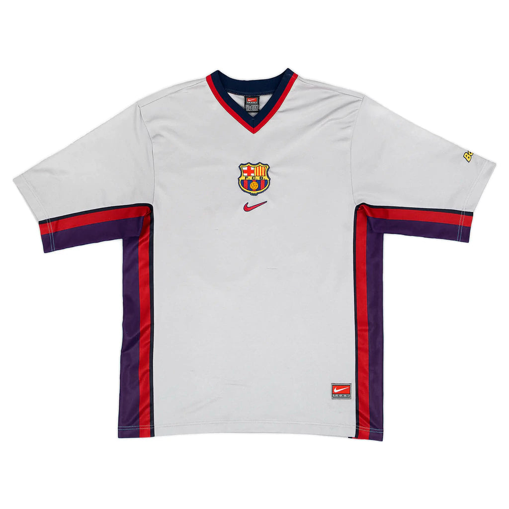 Barcelona Away Retrô 98/99 Nike - Branca