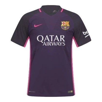 Barcelona Retrô Away 16/17 Nike - Roxa Escuro