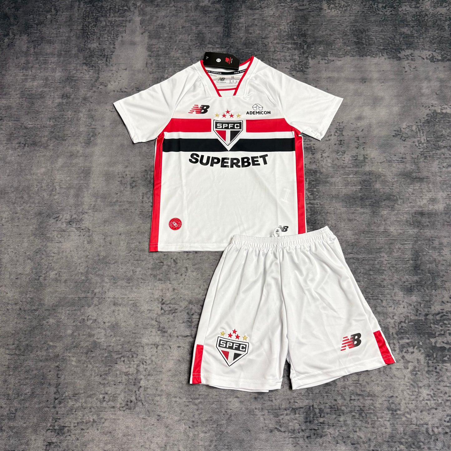 Kit Infantil São Paulo Home 26/27 - Branca