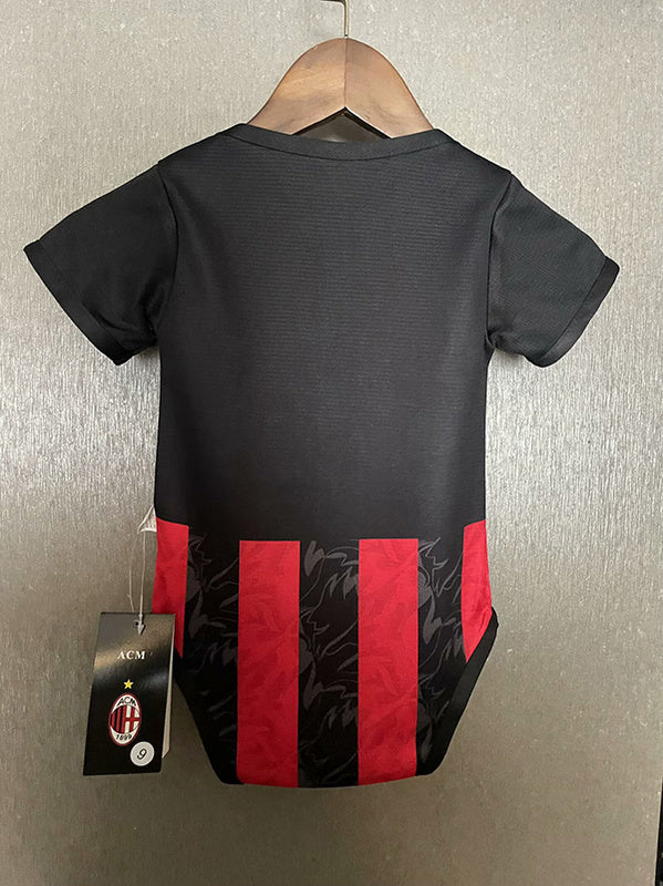 Body Bebê Infantil Milan Home 25/26 - Preto e Vermelho