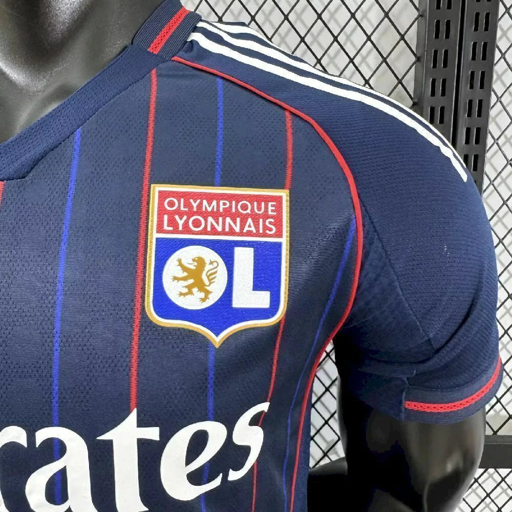 Lyon Away 25/26 Jogador Adidas - Azul