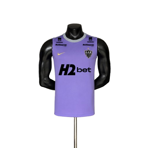 Atletico Mineiro Treino 26/27 Regata Com Patrocínios Nike - Roxa