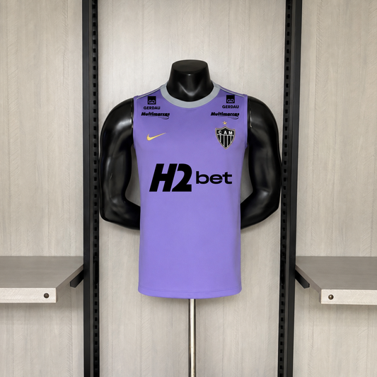 Atletico Mineiro Treino 26/27 Regata Com Patrocínios Nike - Roxa