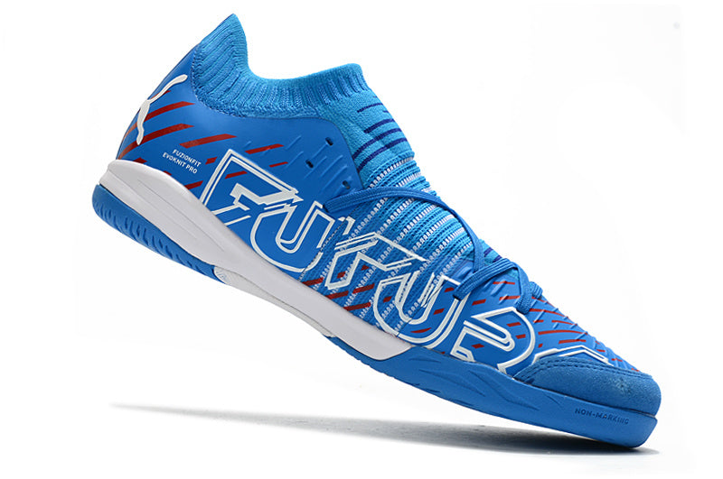 Chuteira Society Puma Future Z Match Pro - Azul