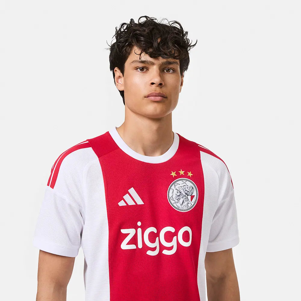 Ajax Home 26/27 Torcedor Adidas - Vermelho e Branca