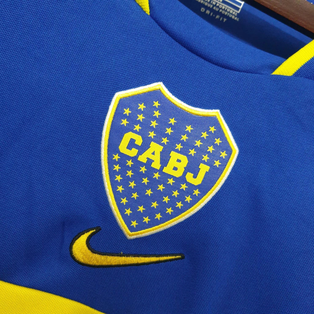 Boca Juniors Home Retrô 2001 Nike - Azul e Amarela