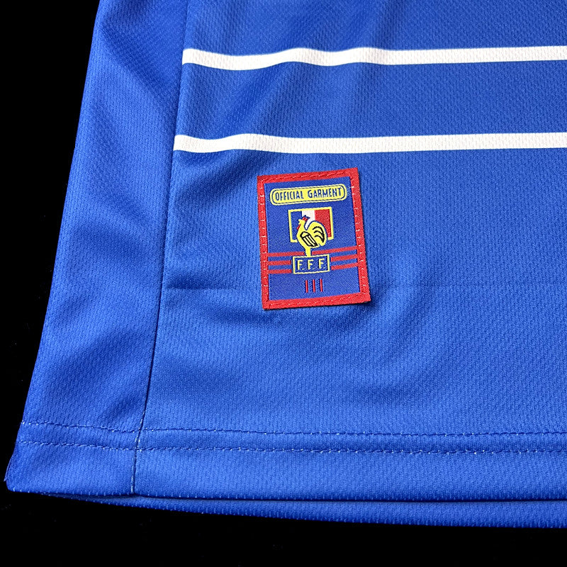 Kit Infantil França Home Retro 1998 - Azul