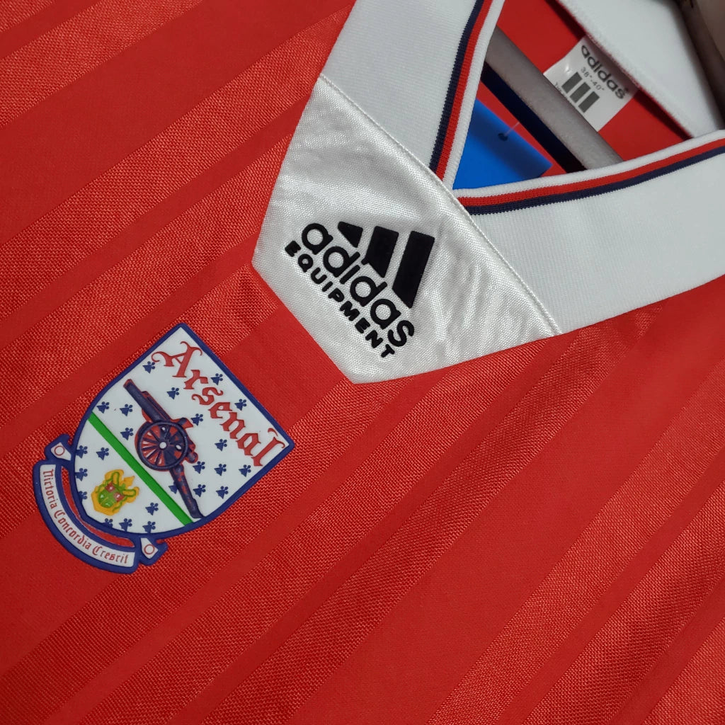 Arsenal Home Retrô 92/93 Adidas - Vermelha