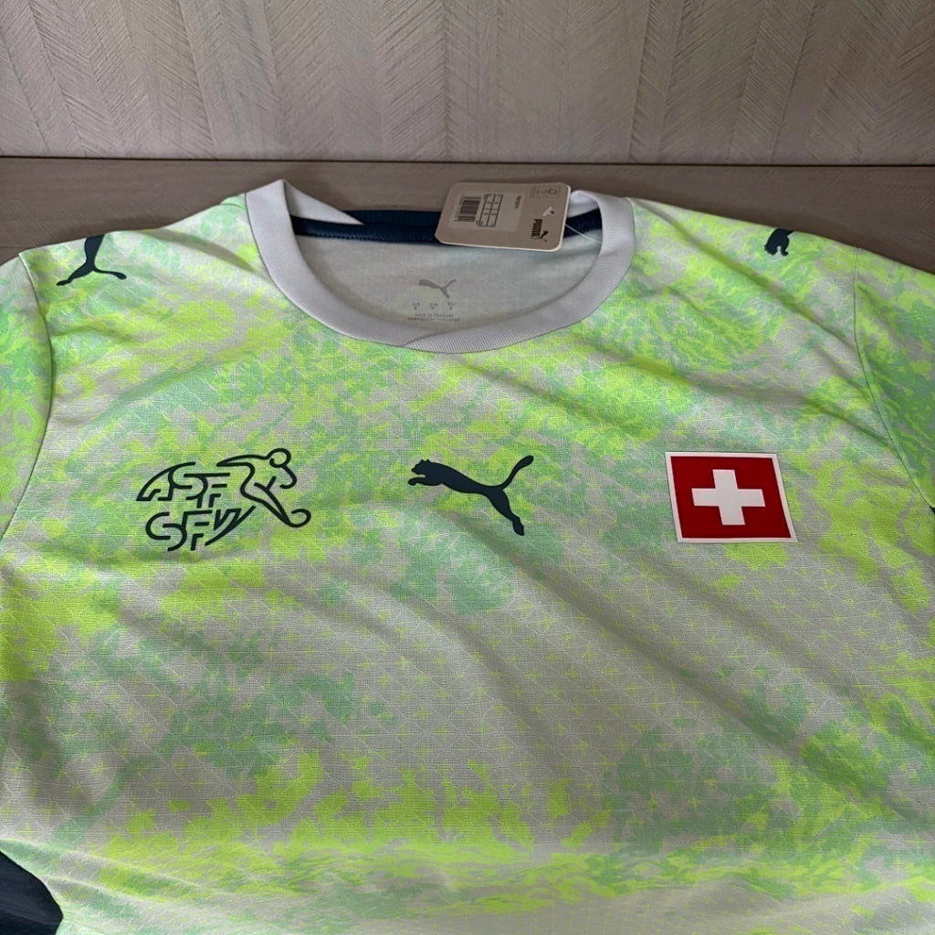 Suiça Away 26/27 Jogador Masculino Puma - Verde