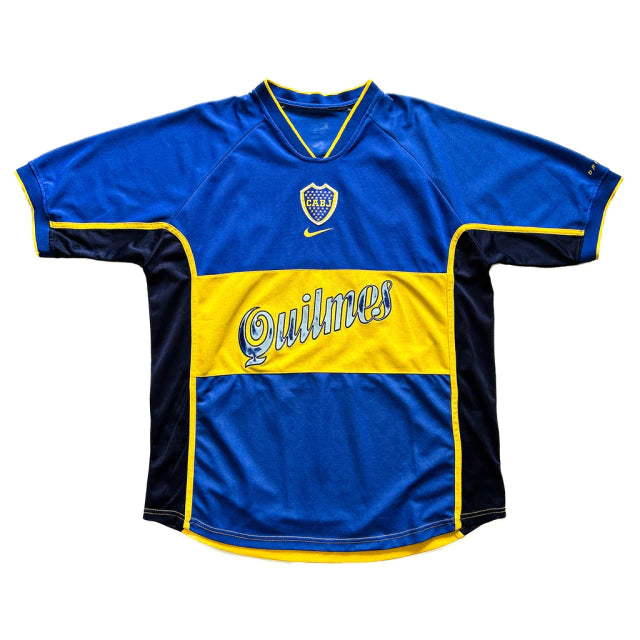 Boca Juniors Home Retrô 2001 Nike - Azul e Amarela