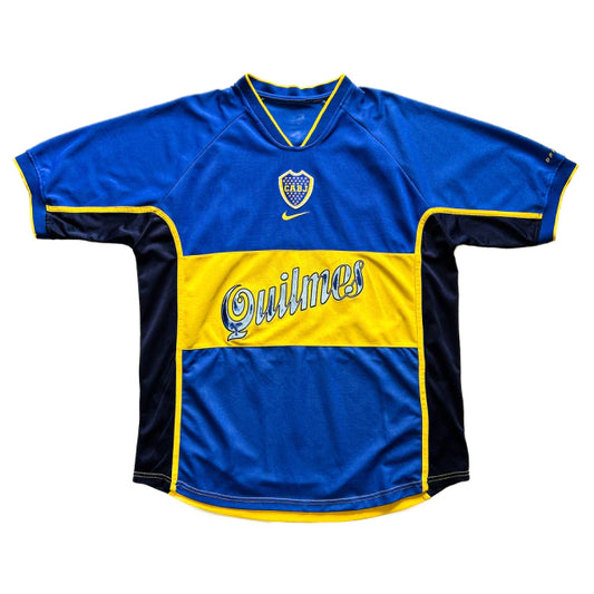 Boca Juniors Home Retrô 2001 Nike - Azul e Amarela