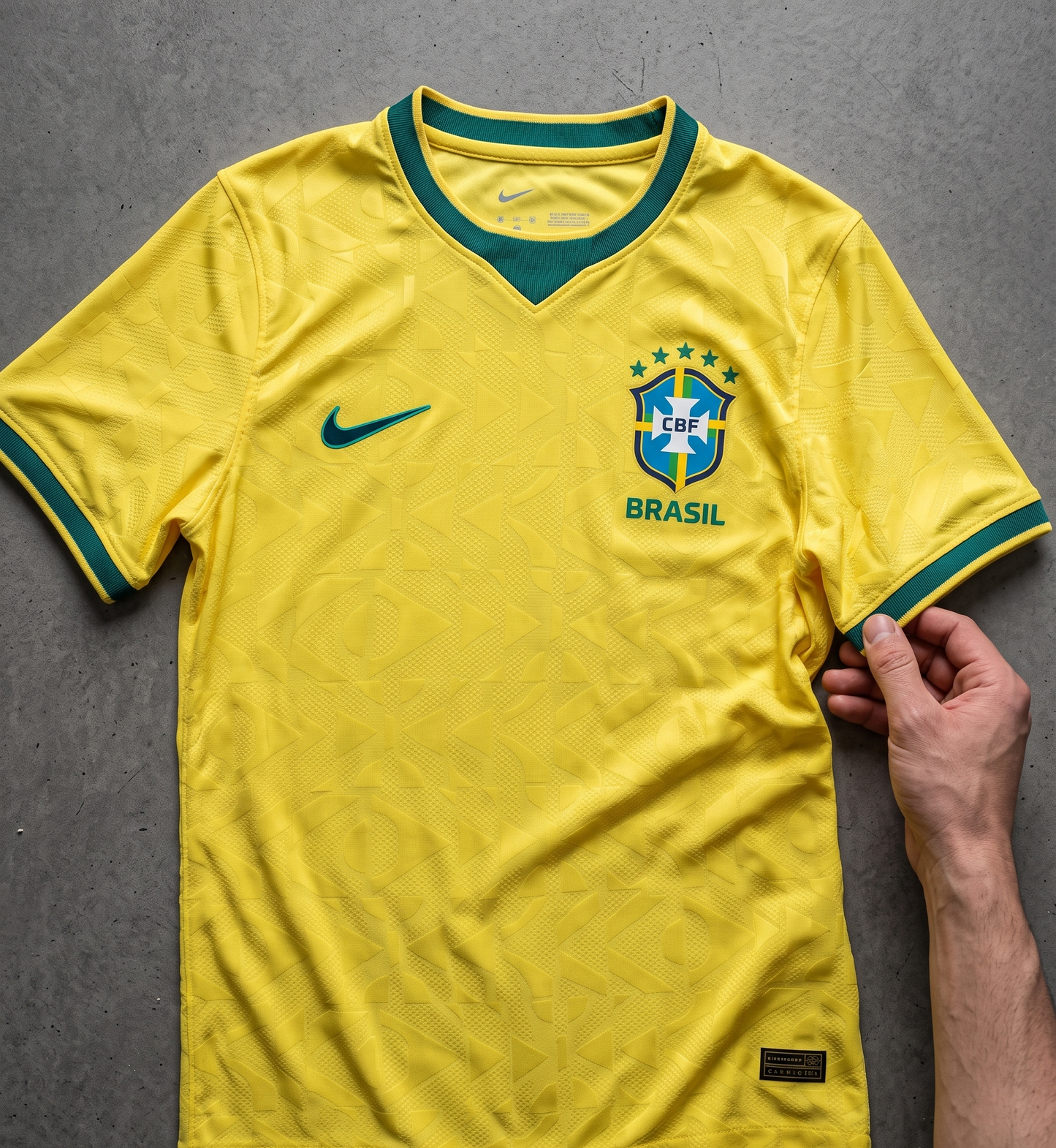 Brasil Home 26/27 Jogador Nike Masculina - Amarela