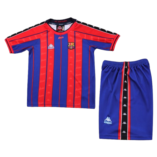 Kit Infantil Barcelona Home Retrô 97/98 - Grená