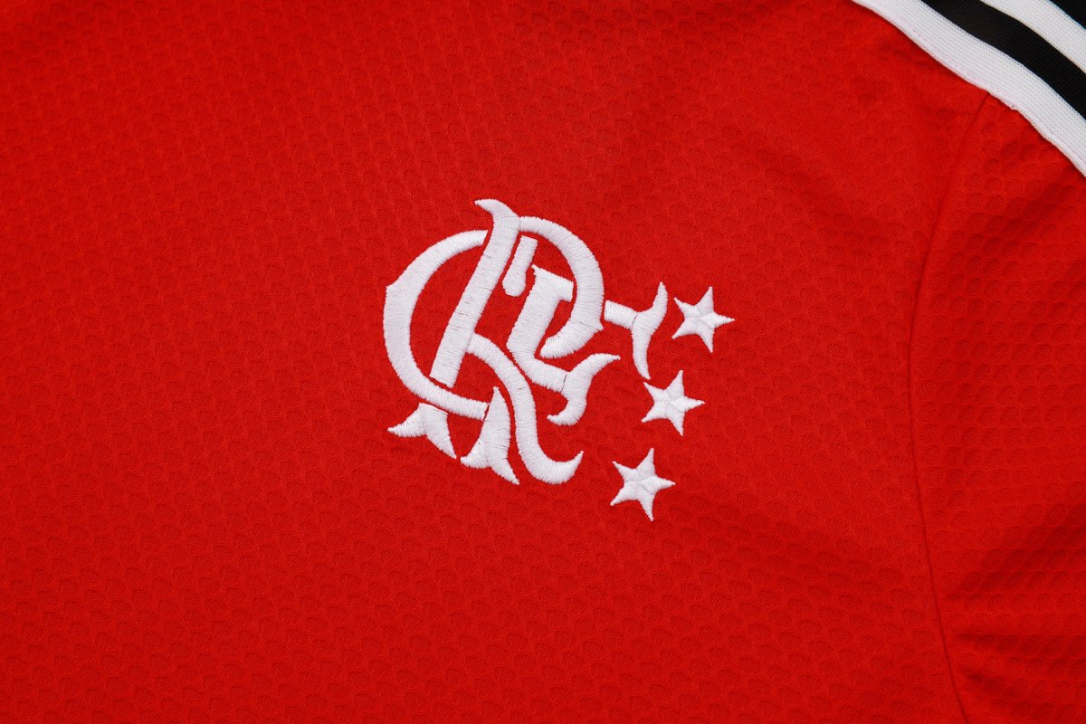 Kit Treino Flamengo 25/26 Masculino Short e Camisa - Vermelha e Preta