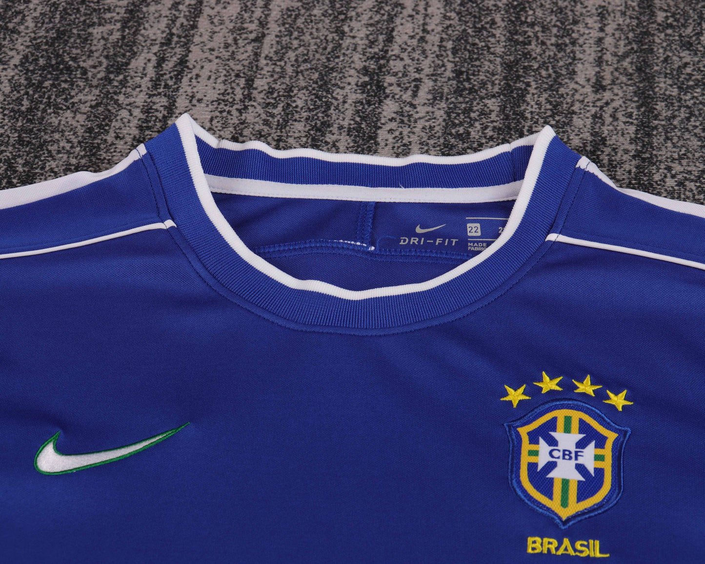 Kit Infantil Brasil Retro Away 1998 - Azul