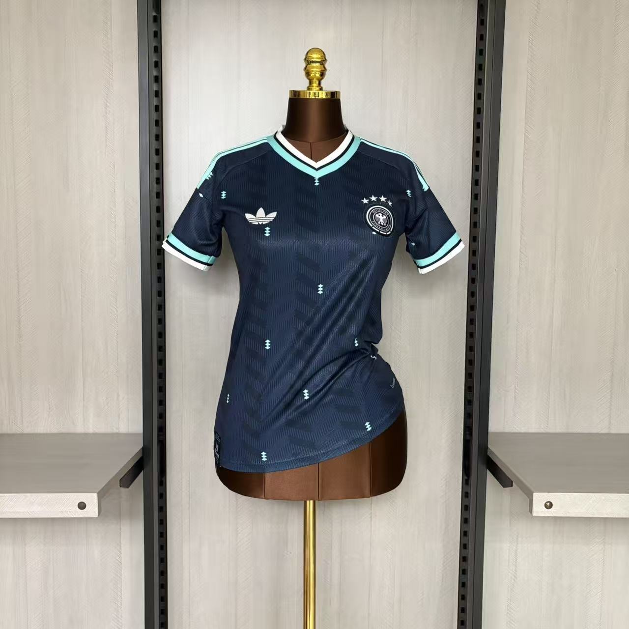 Alemanha Away 26/27 Torcedor Feminino Adidas - Azul Turquesa