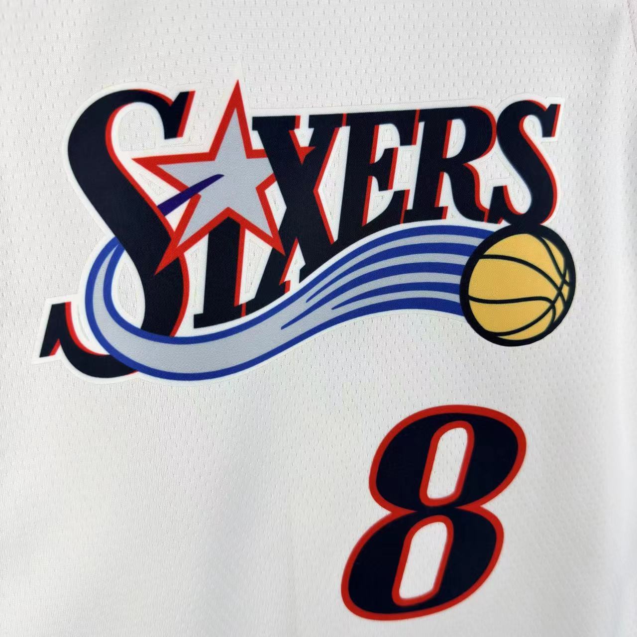 Regata Philadelphia 76ers Masculina - Branca