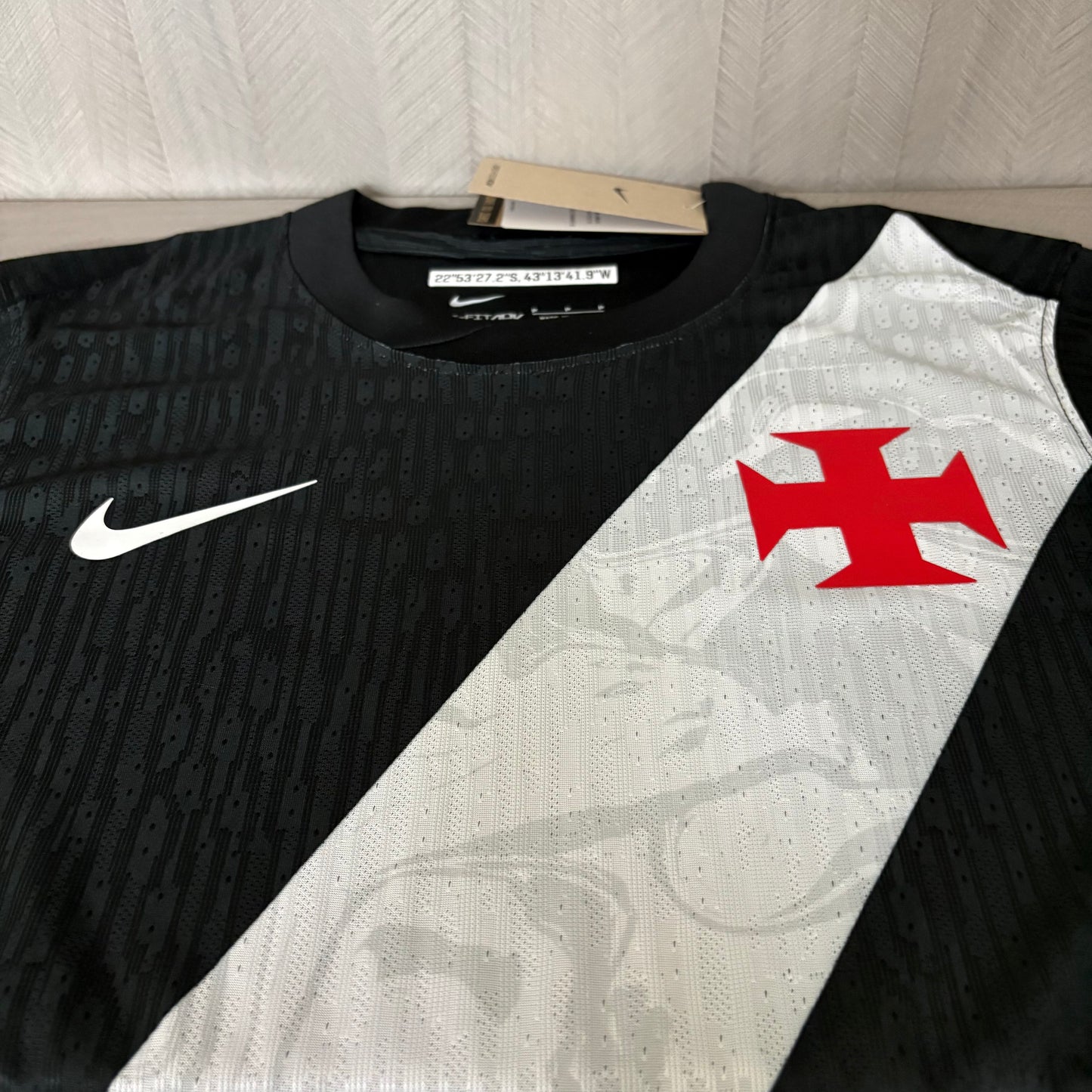 Vasco da Gama Home 26/27 Jogador Nike Masculino - Preto
