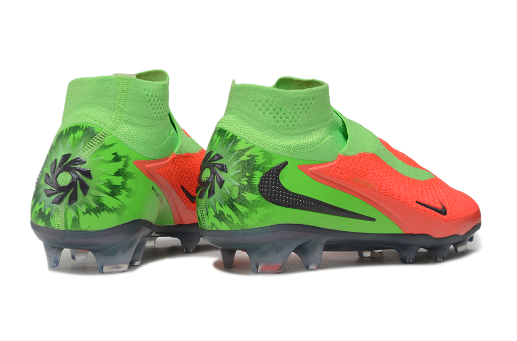 Chuteira Campo Nike Phantom 6 Elite Low - Verde e Laranja