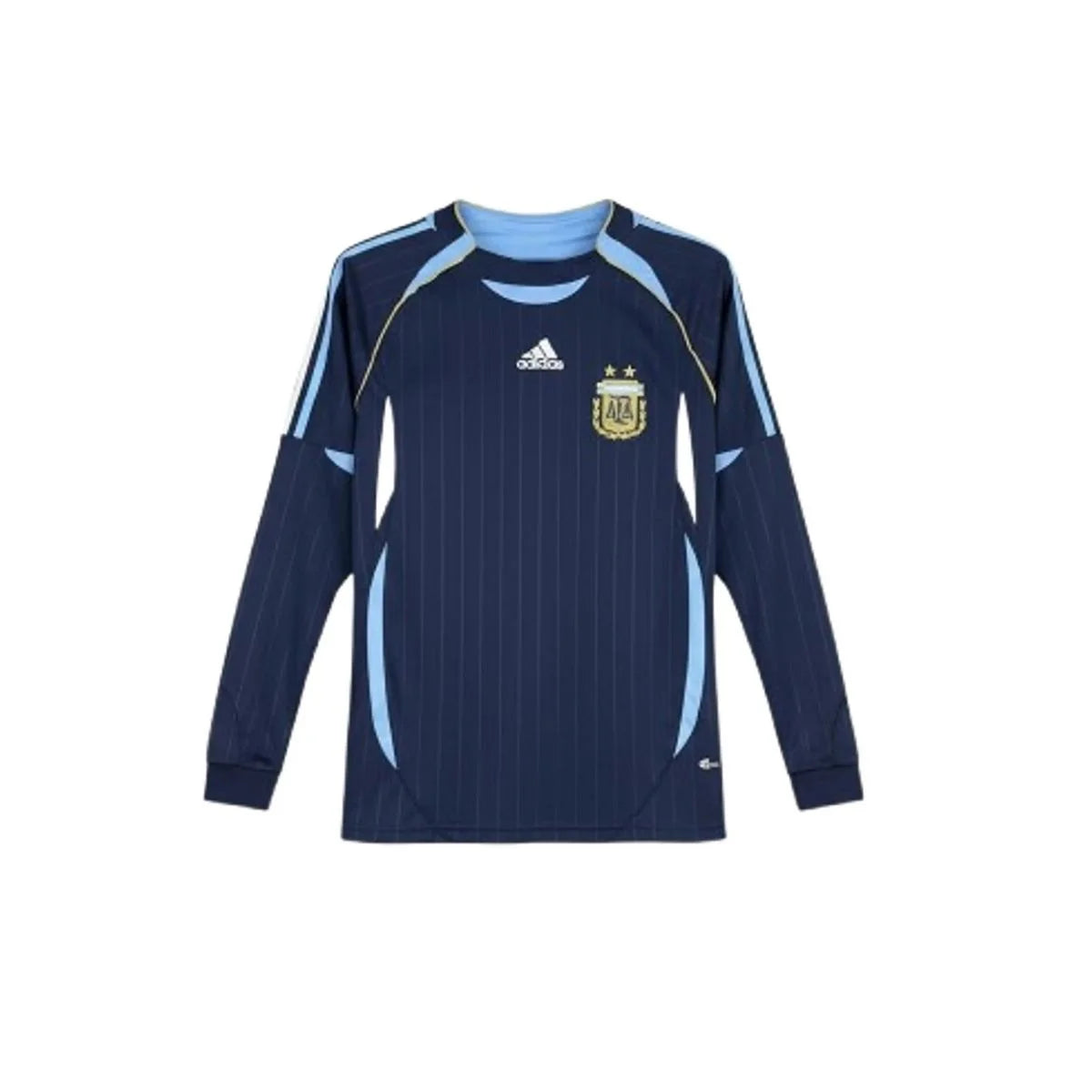 Argentina Retro Away 2006  Manga Longa - Azul