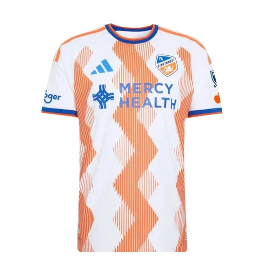 Cincinnati Home 26/27 Torcedor Adidas - Branca e Laranja