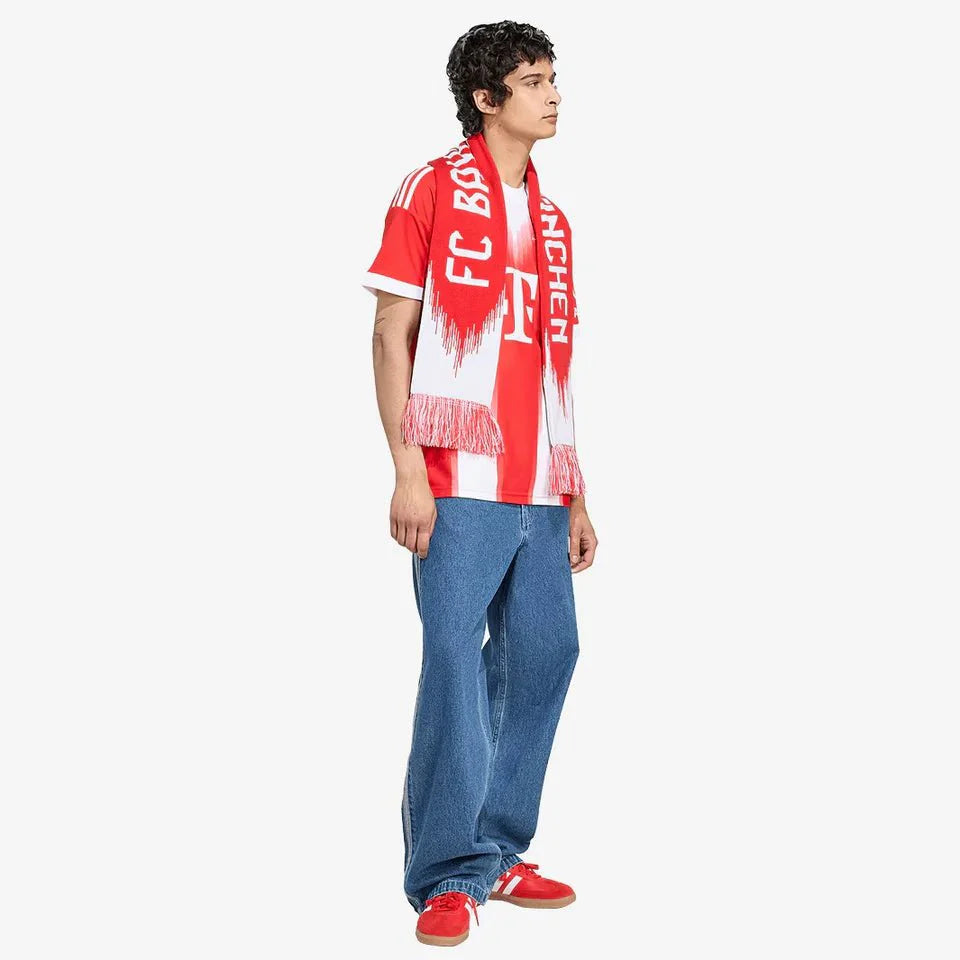 Bayern De Munique Home 25/26 Torcedor Adidas - Vermelho e Branco