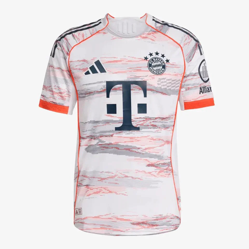 Bayern de Munique Away 25/26 Jogador Adidas - Branca e Cinza