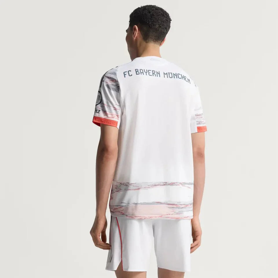 Bayern de Munique Away 25/26 Jogador Adidas - Branca e Cinza