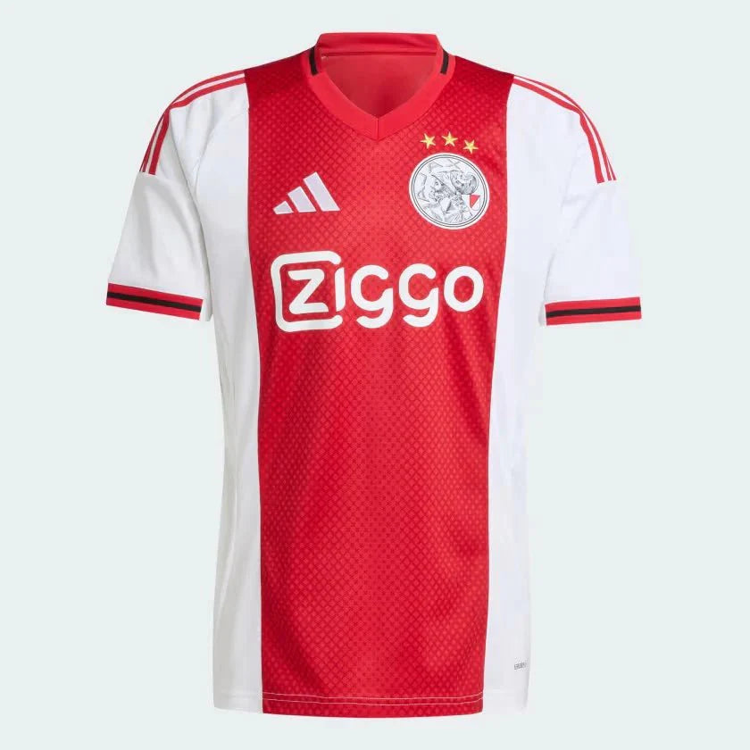 Ajax Home 25/26 Torcedor Adidas - Vermelha e Branca