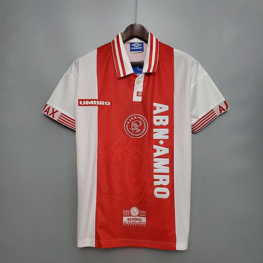 Ajax Home Retrô 1997/1998 Umbro - Vermelha e Branca