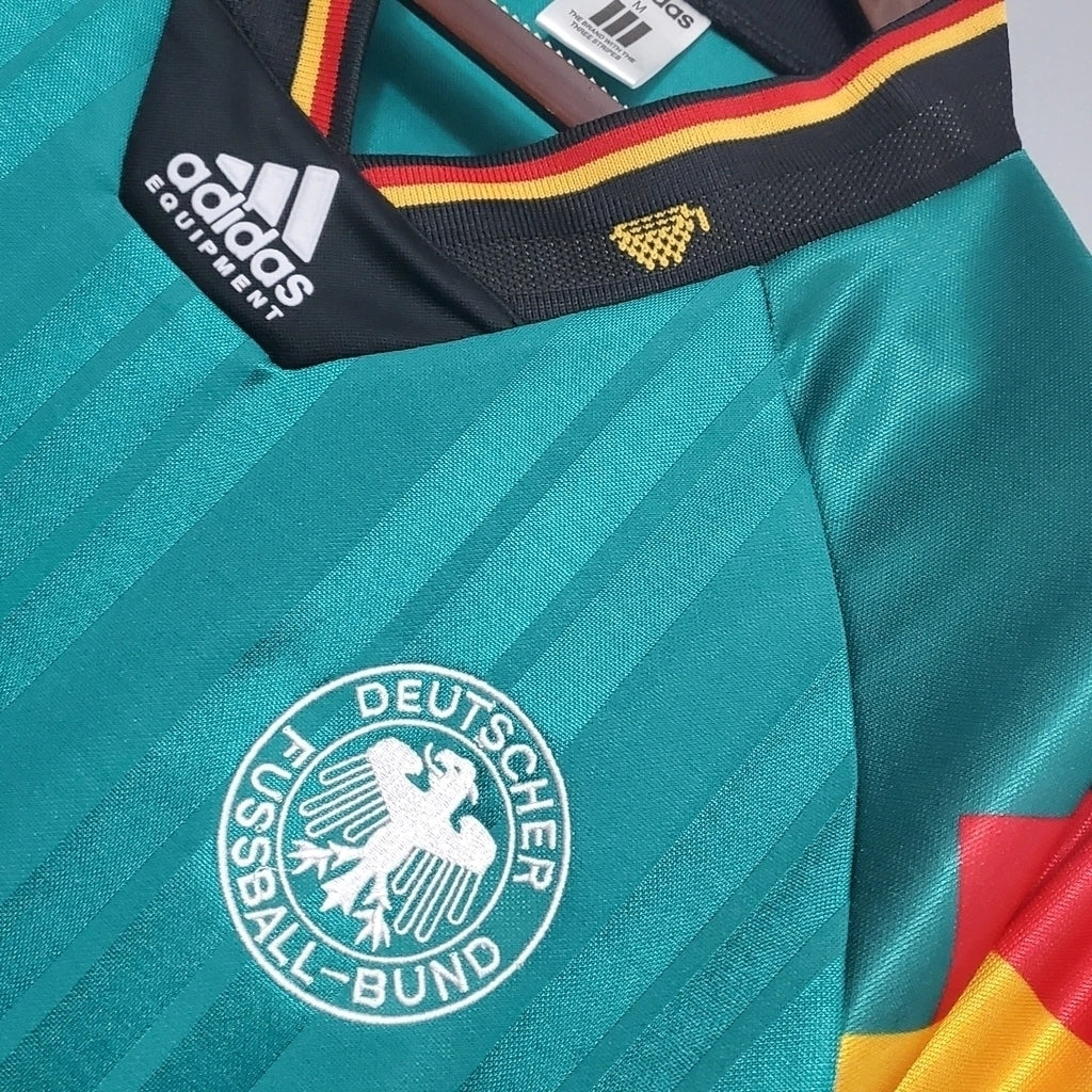 Alemanha Away Retrô 1992 Masculina Adidas - Verde