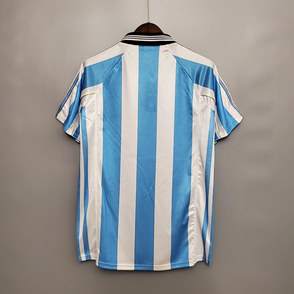 Argentina Home Retrô 1998 Adidas - Azul e Branca