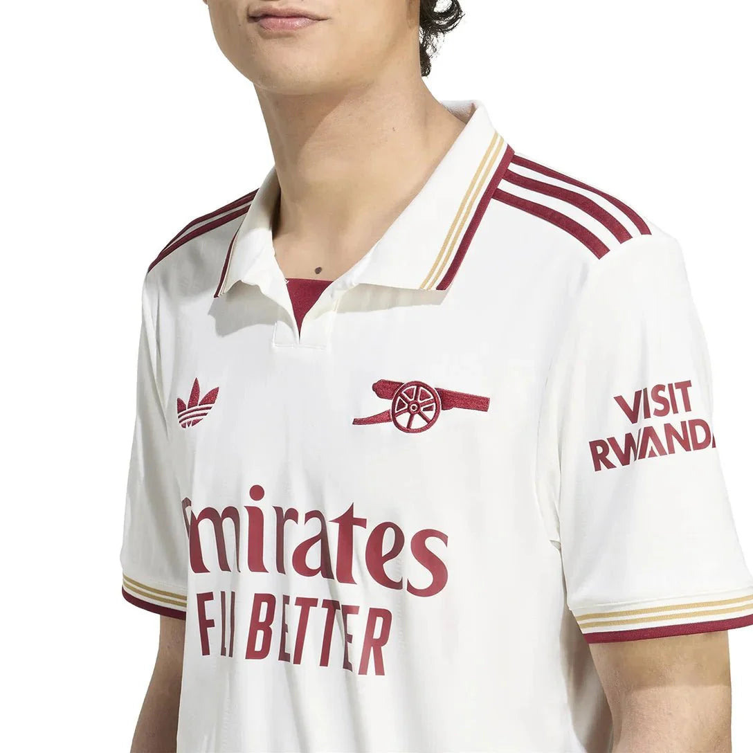 Arsenal Third 25/26 Torcedor Adidas  - Branco