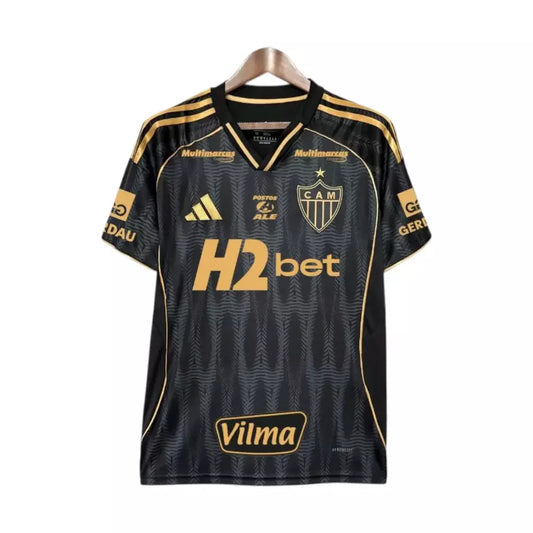 Atletico Mineiro Third 25/26 Torcedor Com Patrocínios - Preta