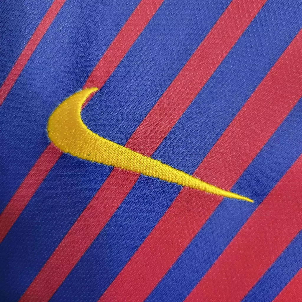 Barcelona Home Retrô 17/18 Nike - Grená