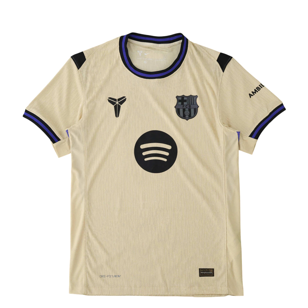 Barcelona Away 25/26 Jogador Nike/Kobe - Dourado
